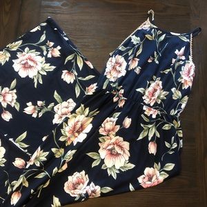Beautiful Navy Floral Maxi Dress